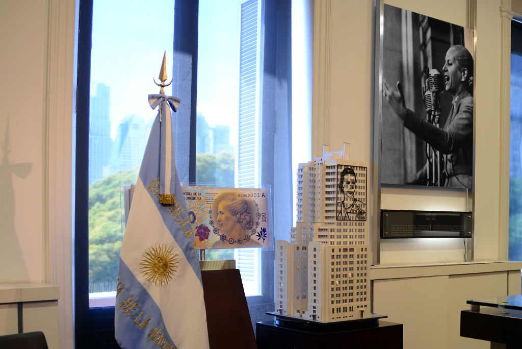 34 Eva Peron In Salon Mujeres del Bicentenario Hall of Argentine Bicentennial Women Casa Rosado Plaza de Mayo Buenos Aires